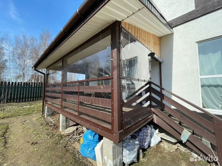 Мягкие окна для беседок и веранд