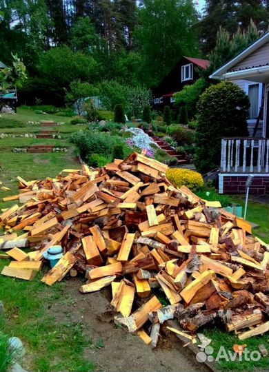 Дрова колотые Береза