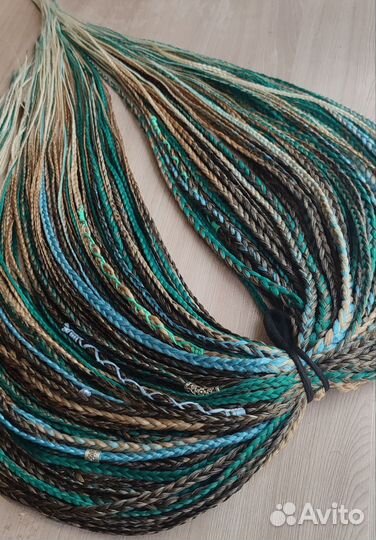 Комплект де косы новый, мелкие афрокосы