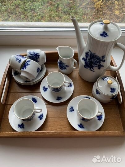 Сервиз кофейный cobalt чсср