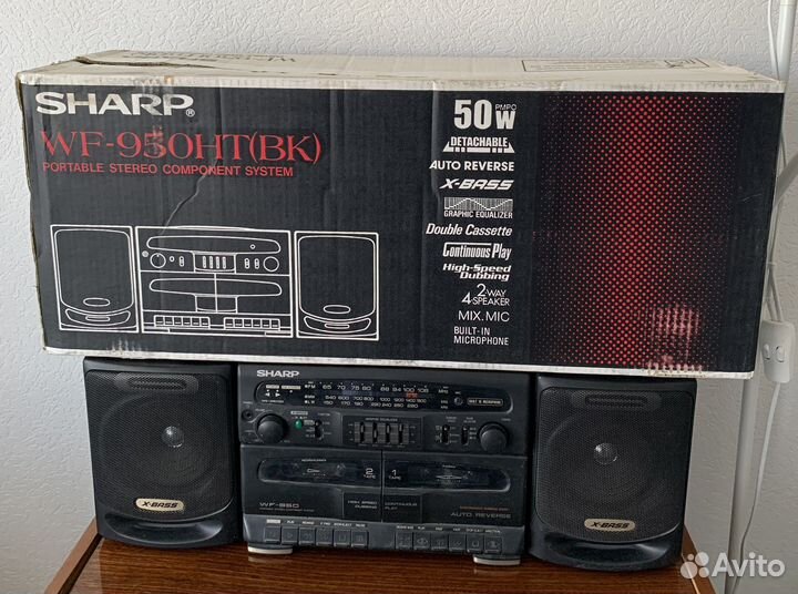 Магнитола Sharp WF-950 HT (BK)