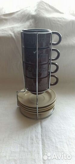 Набор чашек с подставкой
