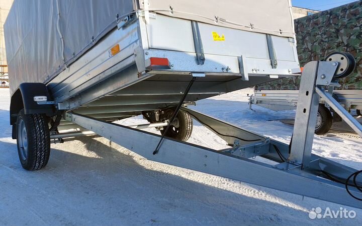 Легковой прицеп 3.7х1.5х1.5 R15 с тентом 