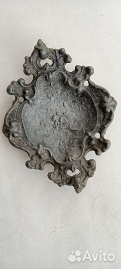 Пепельница бронза, мельхиор. СССР