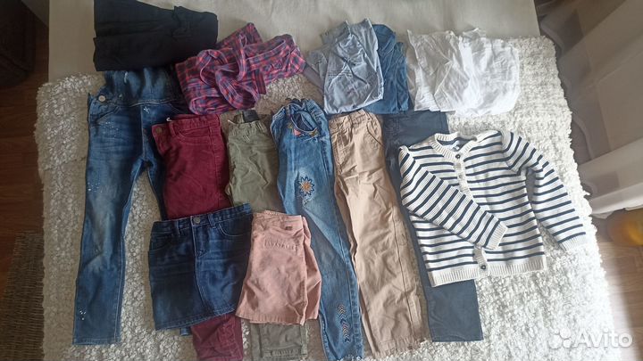 Пакет фирменных вещей на 5-6 лет. 15 вещей