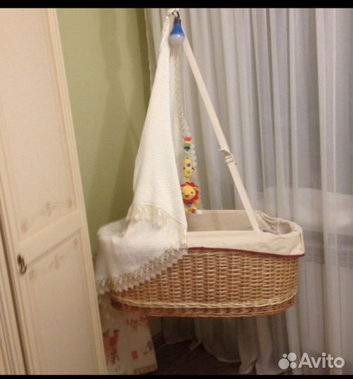 Люлька колыбель плетеная