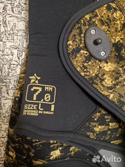 Гидрокостюм сарган неман 7 мм размер L