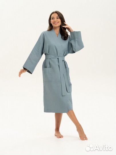 Халат банный вафельный Артикул 1407 - 1404