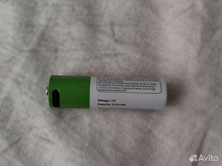 Аккумулятор литийонный 1,5В аа