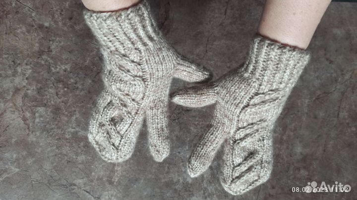 Варежки трехпалые