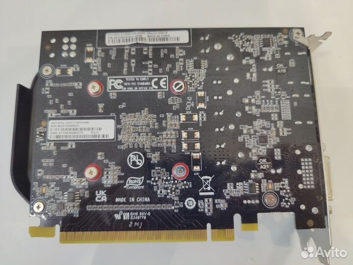 Видеокарта Palit GeForce GTX 1050 Ti StormX 4gb