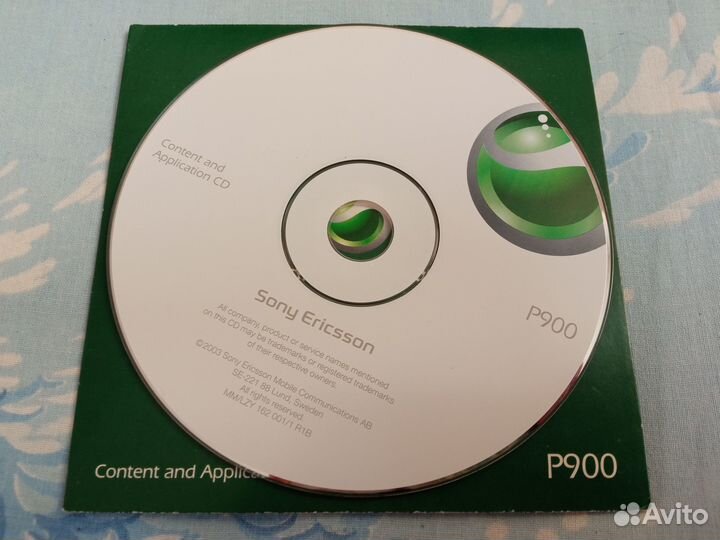 Аксессуар смартфона Sony Ericsson P900 CD с софтом