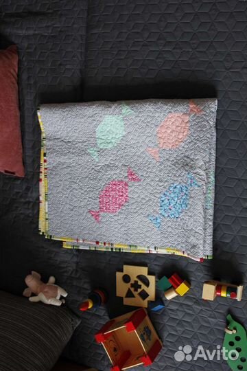 Детское лоскутное одеяло пэчворк
