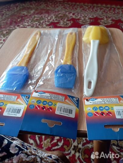 Силиконовые кисточки и лопатка