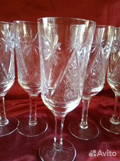 Бокалы, фужеры хрусталь СССР