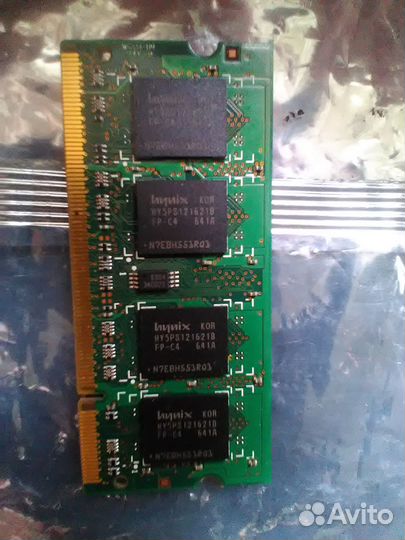 Память для ноутбука ddr2 pc2-4200 533mHz 512mb