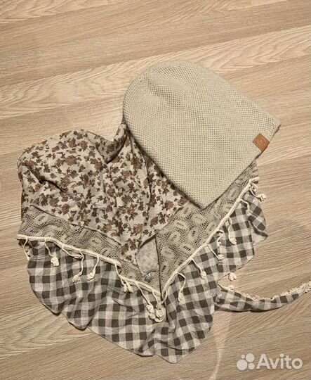 Женский шарф и шапка