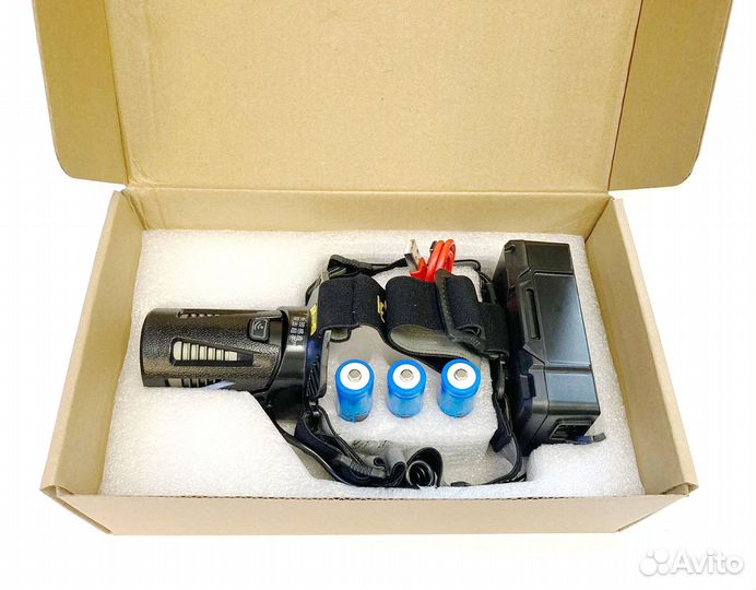 Налобный фонарь police 100W Новый