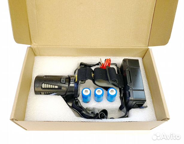 Налобный фонарь police 100W Новый