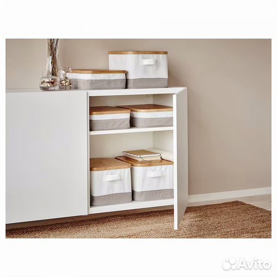 Коробка контейнер ящик для хранения IKEA Rabbla