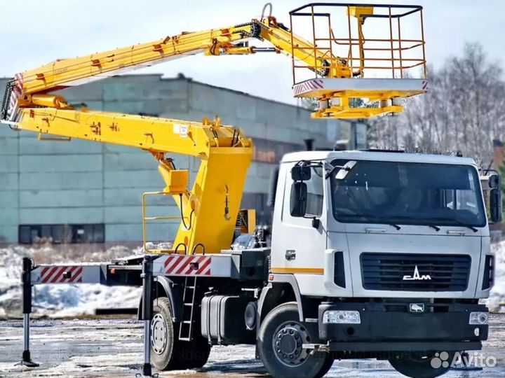 Аренда и услуги автовышки-вездехода, 400 кг, 55 м