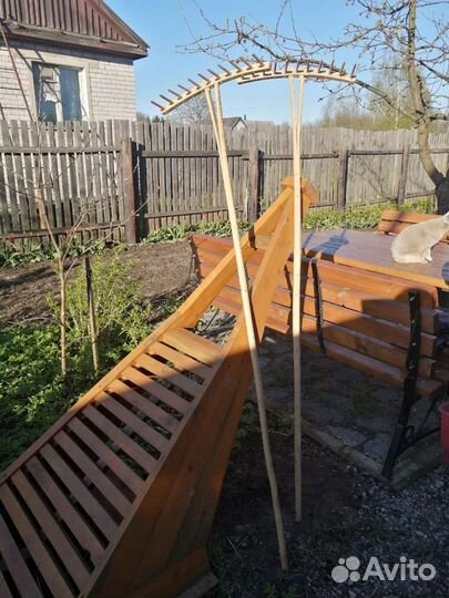 Грабли деревянные