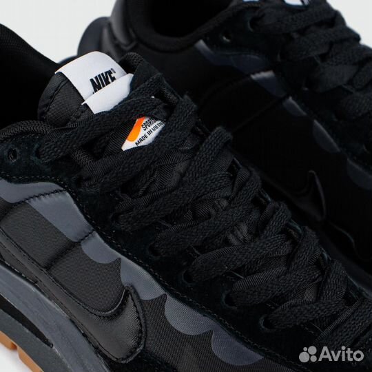 Мужские Nike Vapor Waffle x Sacai Black / Gum