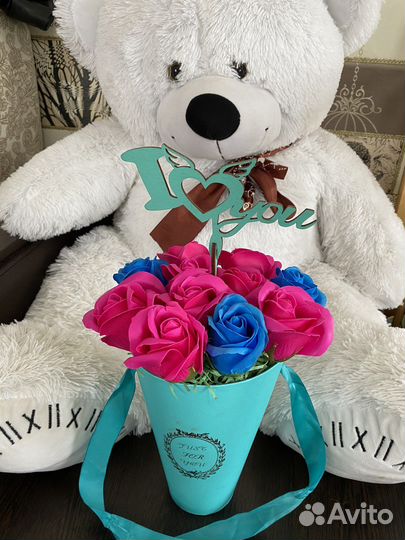 Букет цветов из мыла