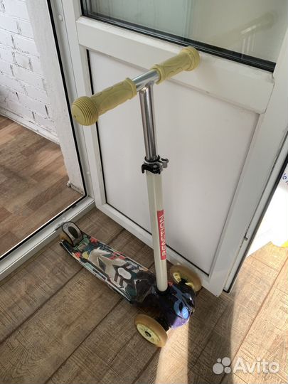 Самокат детский трехколесный бу