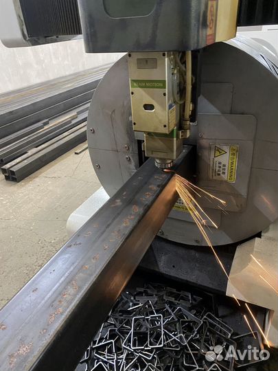 Лазерная резка профильной трубы