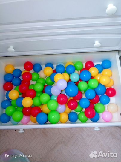 Сухой бассейн с шариками бу