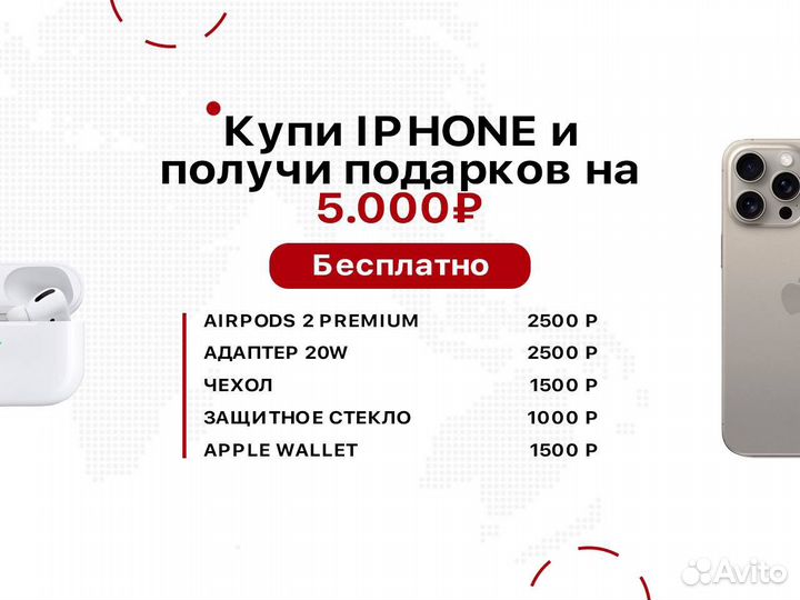 iPhone 15 Pro, 128 ГБ