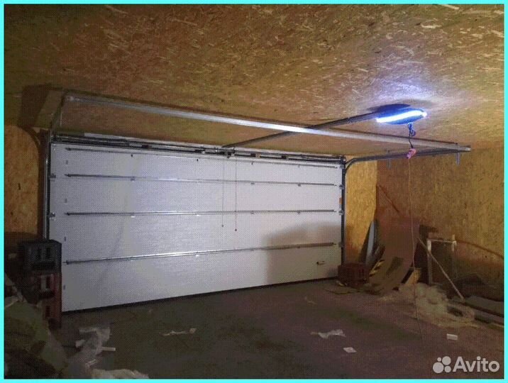 Гаражные подъемно секционные ворота Alutech