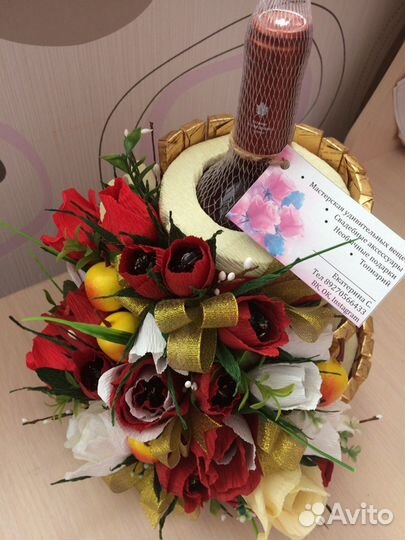 Торт из конфет