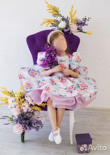 Платье прокат р 104-110