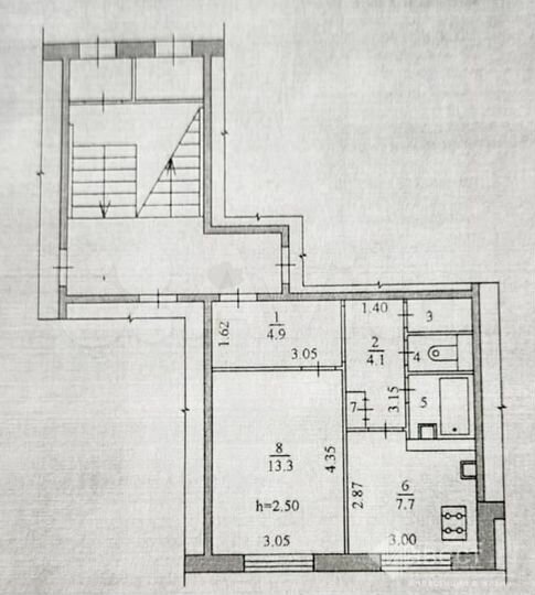 1-к. квартира, 35,2 м², 1/5 эт.