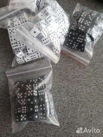 Кубики игральные, зарики 8 мм