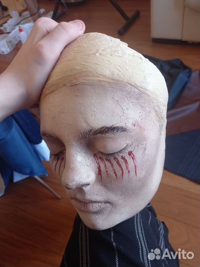 Слепок лица для бутафории и моделирования