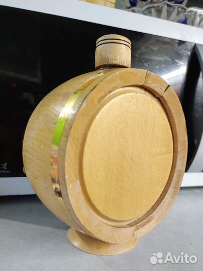 Штоф-бочонок под напитки. объем 0,8 л