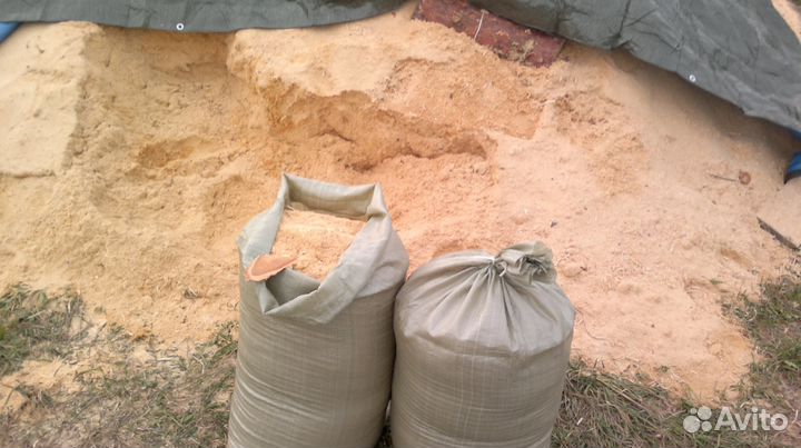 Стружка, опилки россыпью и в мешках. Доставка