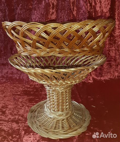 Плетёные сухарница хлебница корзины