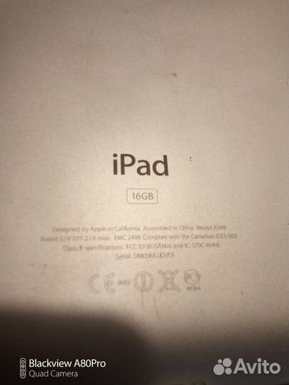 Планшет apple iPad