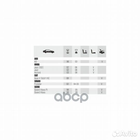 Щетка стеклоочистителя бескаркасная AWM B 15 R