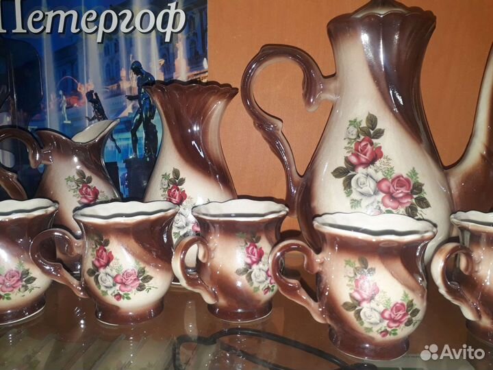 Кофейный сервиз СССР рига новый