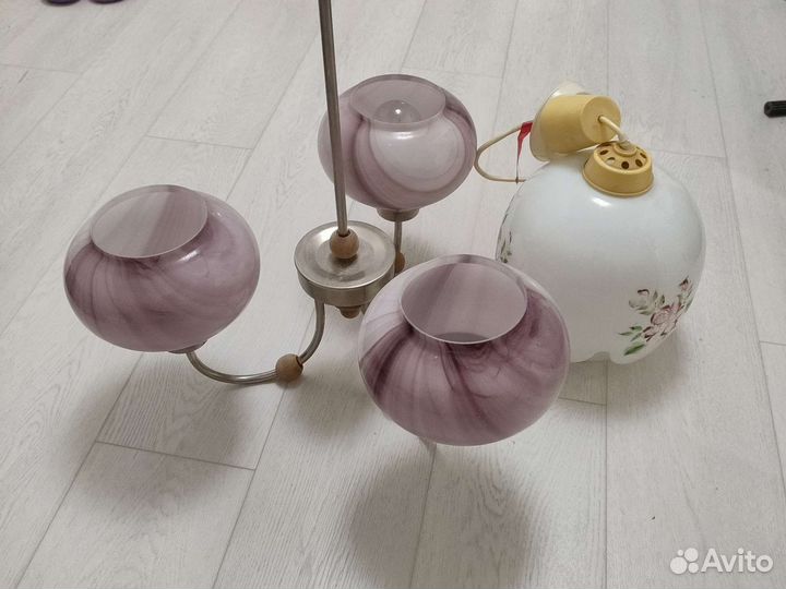 Люстра потолочная бу