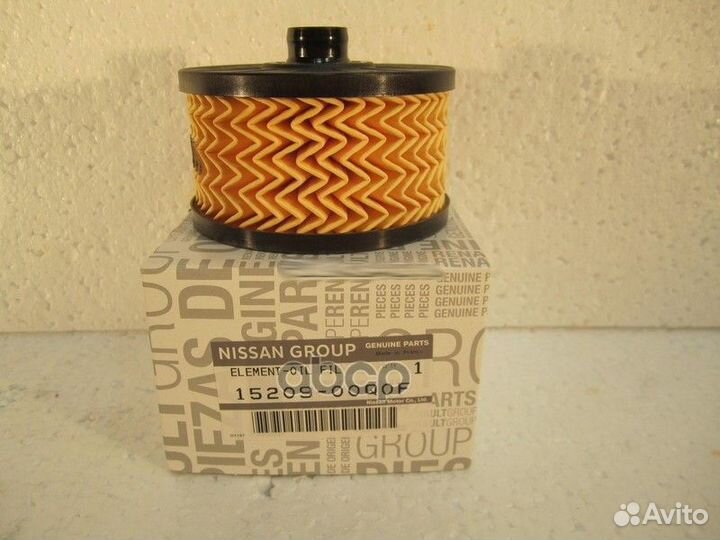 Фильтр масляный (картридж) nissan qashqai H5FT