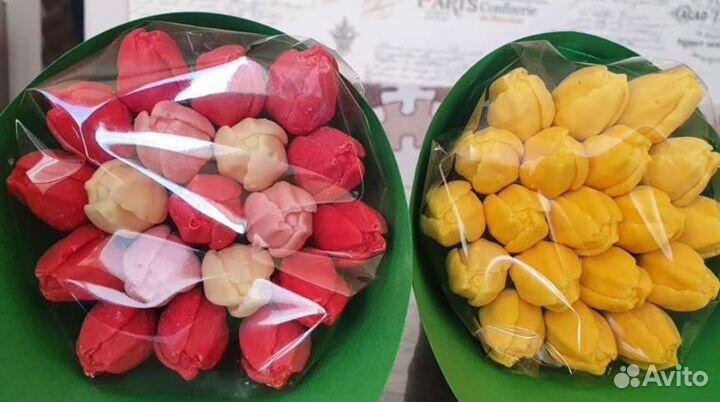 Тюльпаны из шоколада к 8 марта и не только