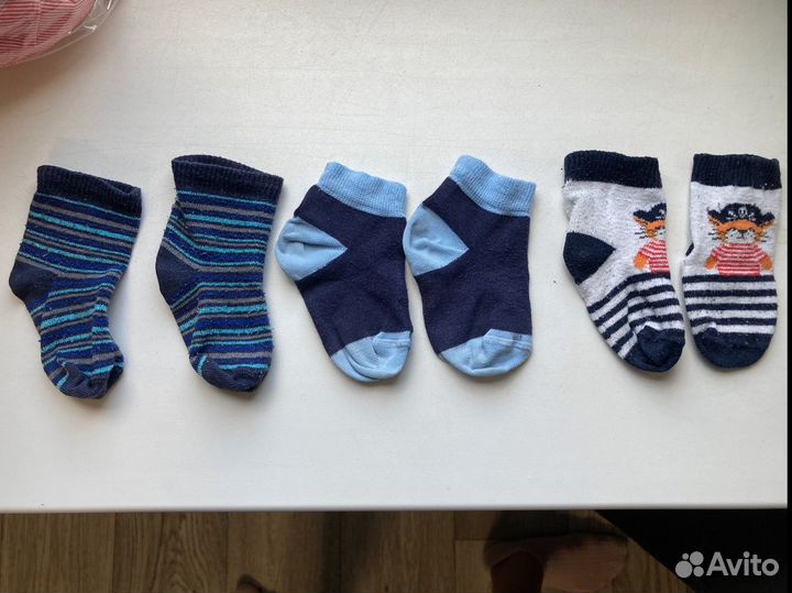 Носочки хлопок и шерсть для новорождённых