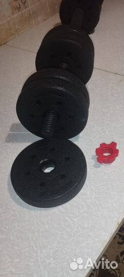 Гантели разборные штанги два по 6кг каждый
