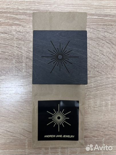 Кольцо Andrew Jane jewerly, дерево, серебро